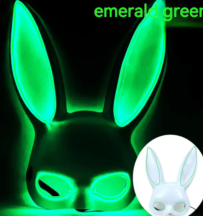 Christmas Ball Luminous Rabbit Mask