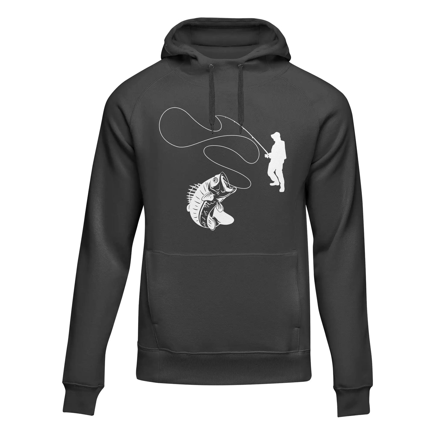 Fishing Lines' Adult Fleece Hooded Sweatshirt