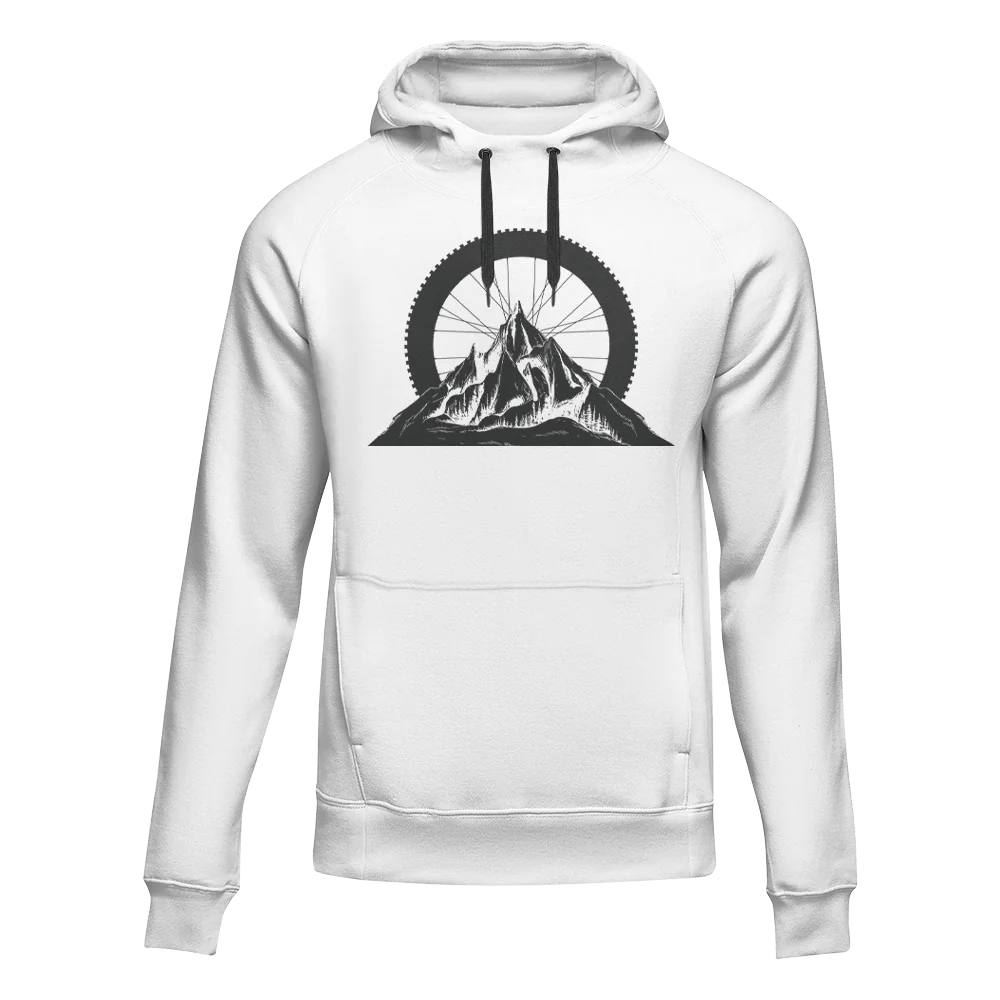 Mountain Tires Adult Fleece Hooded Sweatshirt