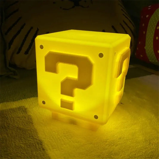 Children&#39;s Bedroom Bedside Lamp Home Children&#39;s Gift Decor Led Night Light Usb Super Game Question Mark Anime Desktop Table Lamp