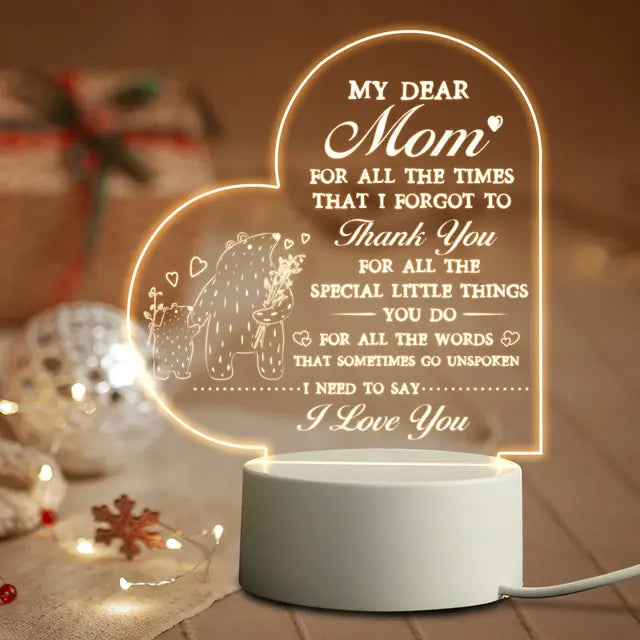 Novelty Present Bedroom Night Light